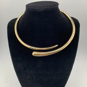 Stunning & Unique Gold-Tone Collar Necklace